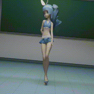 MMDっぽいなビデオをblenderだけで作ってみた