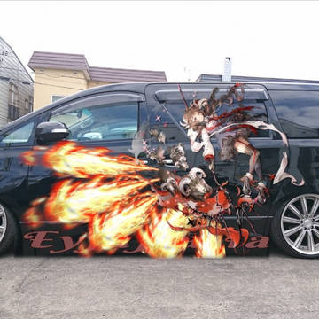 アークナイツ エイヤフィヤトラ仕様 痛車デザイン考案