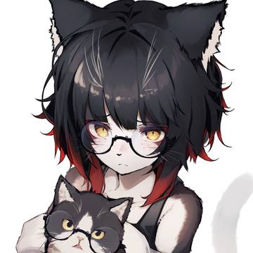 お揃いネコ
