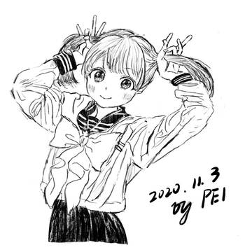 水手服少女