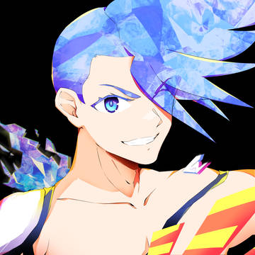 プロメア　ガロ・ティモス　宝石髪アバター