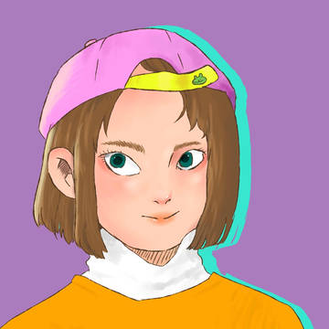 Skate board girl