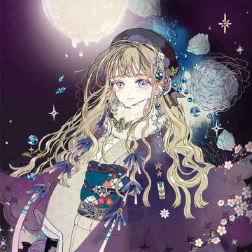 溶ける月と少女