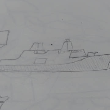 最近の軍艦ってこんな感じのが多いよね〜