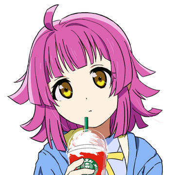 いちごフラペチーノを飲むりなりー