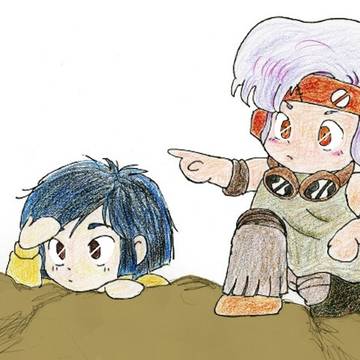 【二人旅】「あれだってば、見えるだろ？」「…目がいいんだな君は」