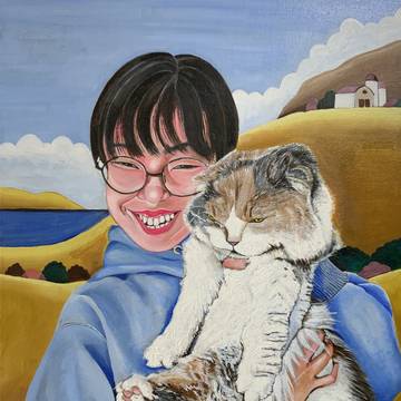 孫とモコちゃん