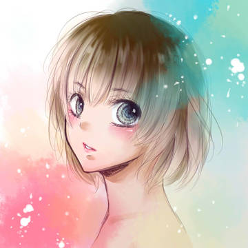 落書きー女の子
