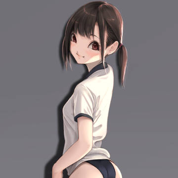 膝立ちJK