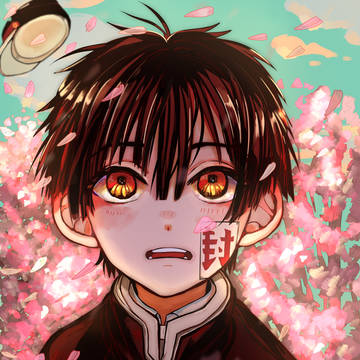 Hanako kun looking at Yashiro