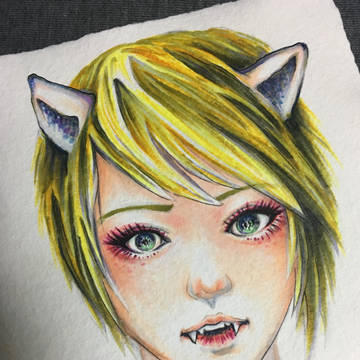 Anlog darkfantazy kawaii girl