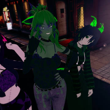 Bad girls out for the night