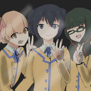 Mato, kagari, yomi behind class