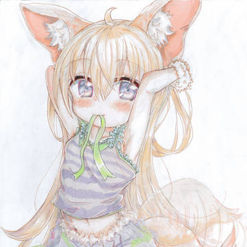 小狐こもふちゃん