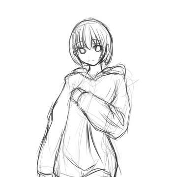 パーカー女子