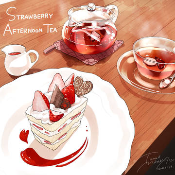 いちごのアフタヌーンティー