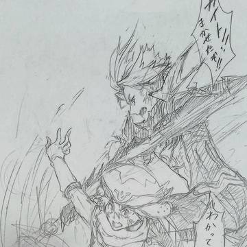 鉛筆らくがき