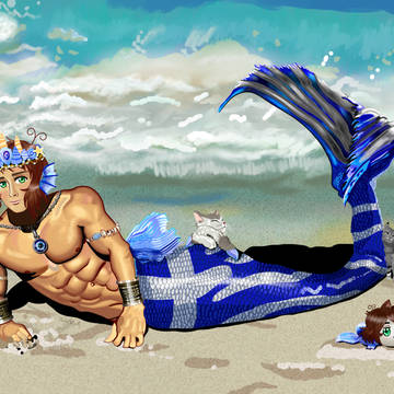 Herakles the Triton