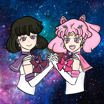 ·Sailor Saturn x Chibi Moon·