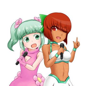 レ・ヴェーンと光成 咲花