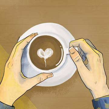朝のコーヒ。Morning Coffee.