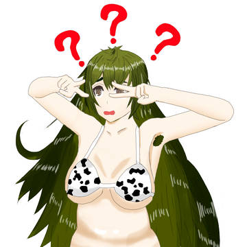 支部長が牛柄水着を着せられたようです