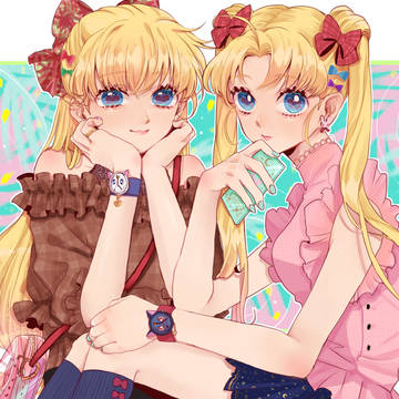 金星とお月様