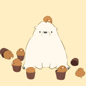 しろくまカップケーキ