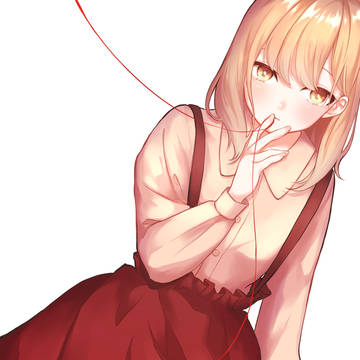赤と女の子