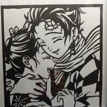 鬼滅の刃　切り絵