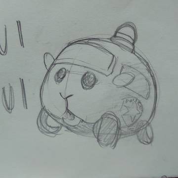 モルカー　落書き