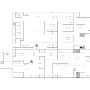【改訂版】つきそめのあさらのころも:百花楼間取図