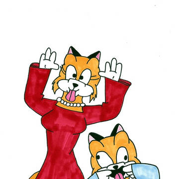 Hilda and Richie Act Silly