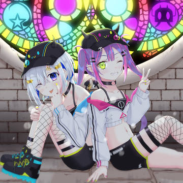 小悪魔になったかなたんとトワ様
