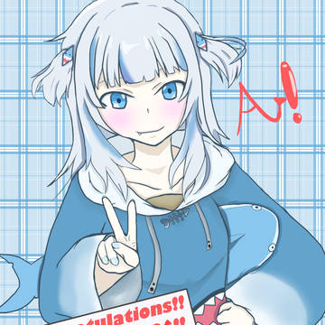 サメちゃん200万人おめでとう！