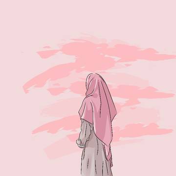 vector hijab