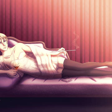 Rufus with lingerie