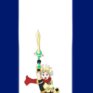 星明かりの勇者　掲げし剣に光を束ね　大いなる闇を討ち祓わん