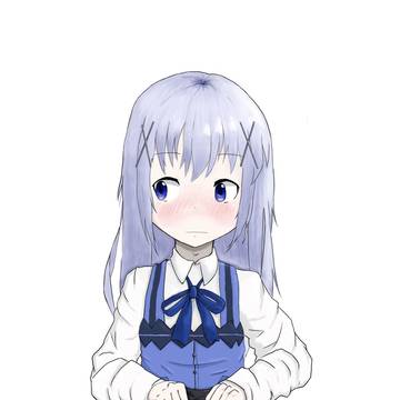 チノちゃんのコスプレをしたおとこの娘♪