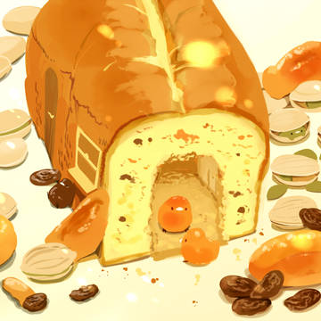 ドライフルーツパウンドケーキ