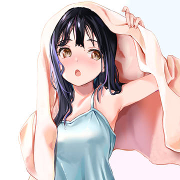 風呂上がりの女の子