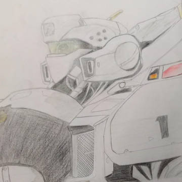 パトレイバー イングラム一号機 TV ver  模写