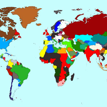 大欧州戦記 世界地図 1920