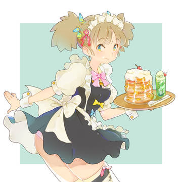 地元喫茶のメイドさん