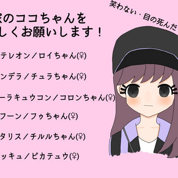 我が家の主人公ちゃん