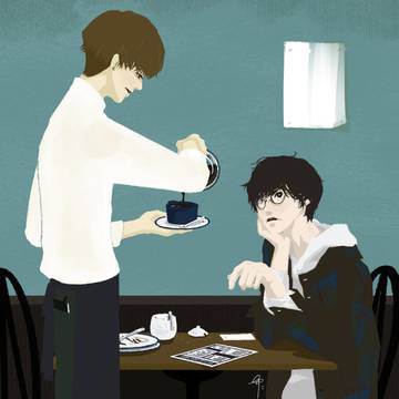 徹夜明けにめっちゃ食う常連客