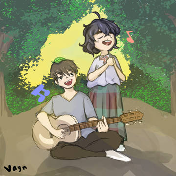 Poka the Blind Kid - Singing