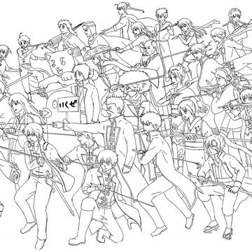 銀魂集合絵