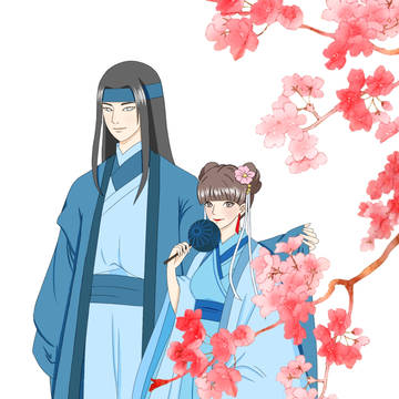 NejiTen with Cherry Blossom