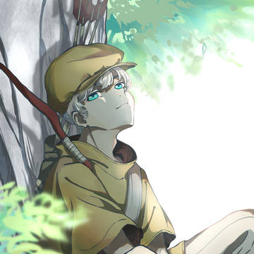 木の上の、